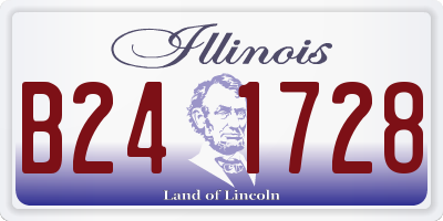 IL license plate B241728