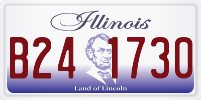 IL license plate B241730