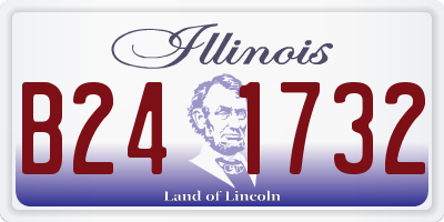 IL license plate B241732