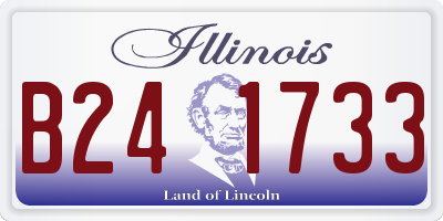 IL license plate B241733