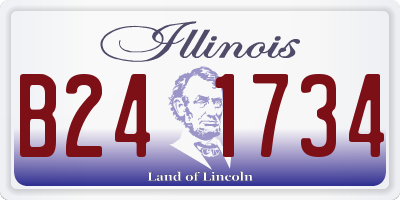 IL license plate B241734