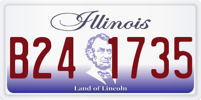 IL license plate B241735