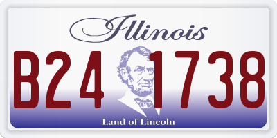IL license plate B241738