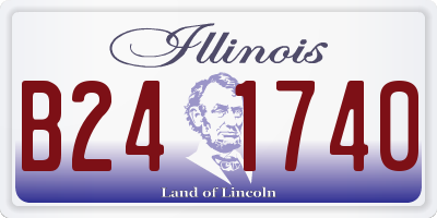 IL license plate B241740