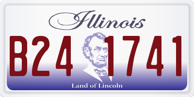 IL license plate B241741