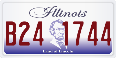 IL license plate B241744