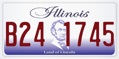 IL license plate B241745