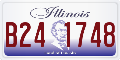 IL license plate B241748