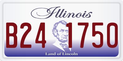 IL license plate B241750