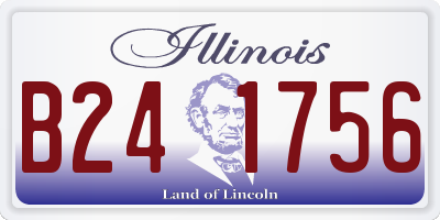 IL license plate B241756