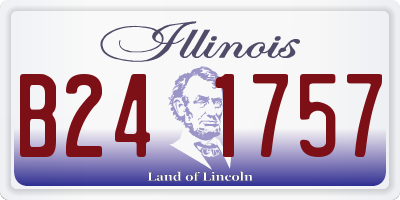 IL license plate B241757