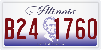 IL license plate B241760