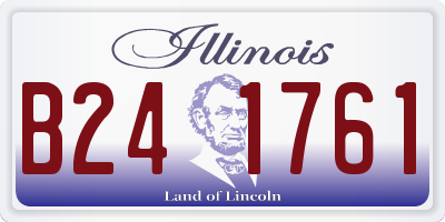 IL license plate B241761