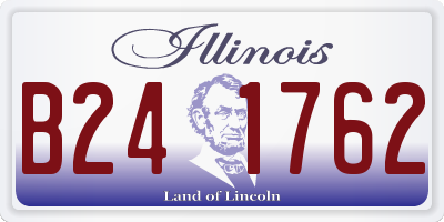 IL license plate B241762