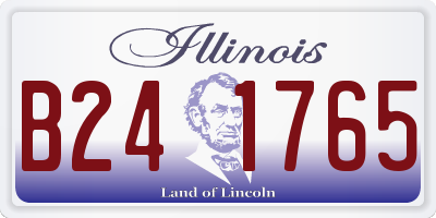 IL license plate B241765