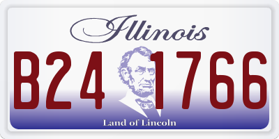 IL license plate B241766