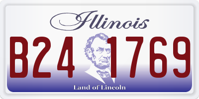 IL license plate B241769