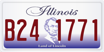 IL license plate B241771