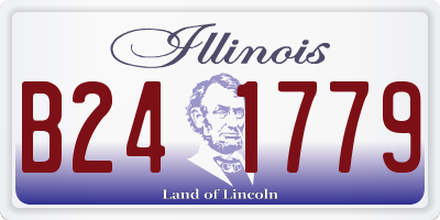 IL license plate B241779