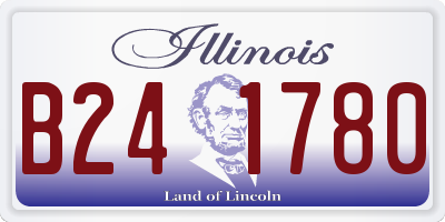 IL license plate B241780