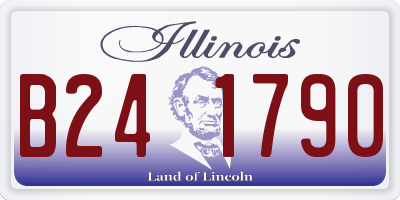 IL license plate B241790