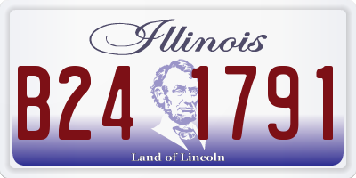IL license plate B241791