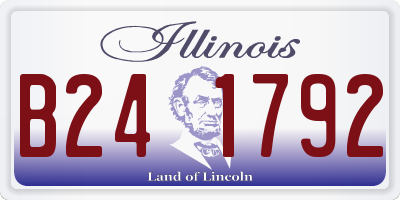 IL license plate B241792