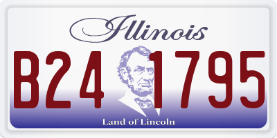 IL license plate B241795
