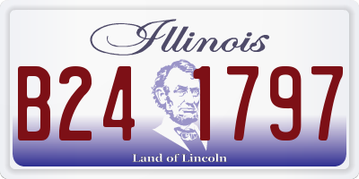 IL license plate B241797