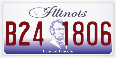 IL license plate B241806