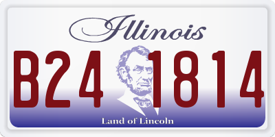 IL license plate B241814