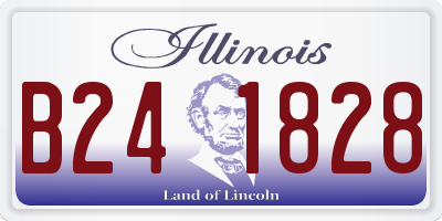 IL license plate B241828
