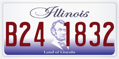 IL license plate B241832