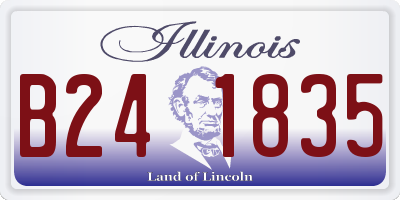 IL license plate B241835
