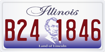 IL license plate B241846