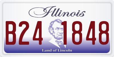 IL license plate B241848