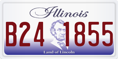 IL license plate B241855