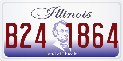 IL license plate B241864