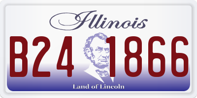 IL license plate B241866