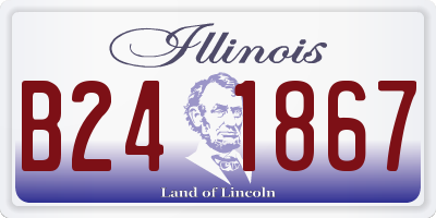 IL license plate B241867