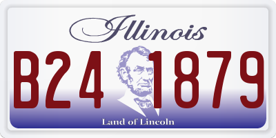 IL license plate B241879