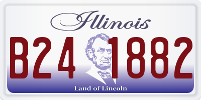 IL license plate B241882