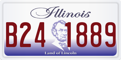 IL license plate B241889