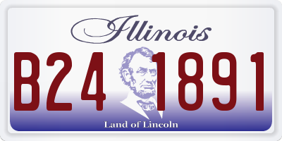 IL license plate B241891