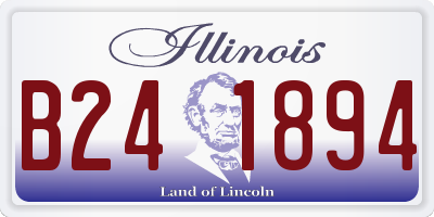 IL license plate B241894