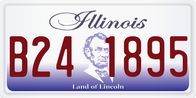 IL license plate B241895