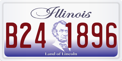 IL license plate B241896