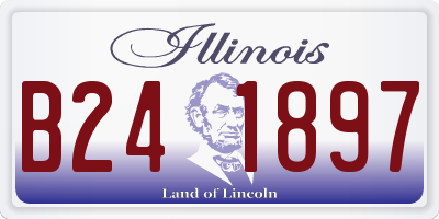IL license plate B241897
