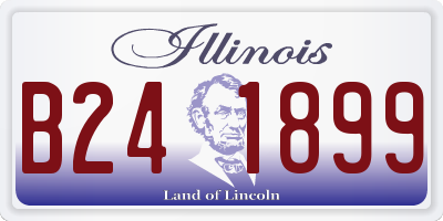 IL license plate B241899