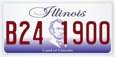IL license plate B241900
